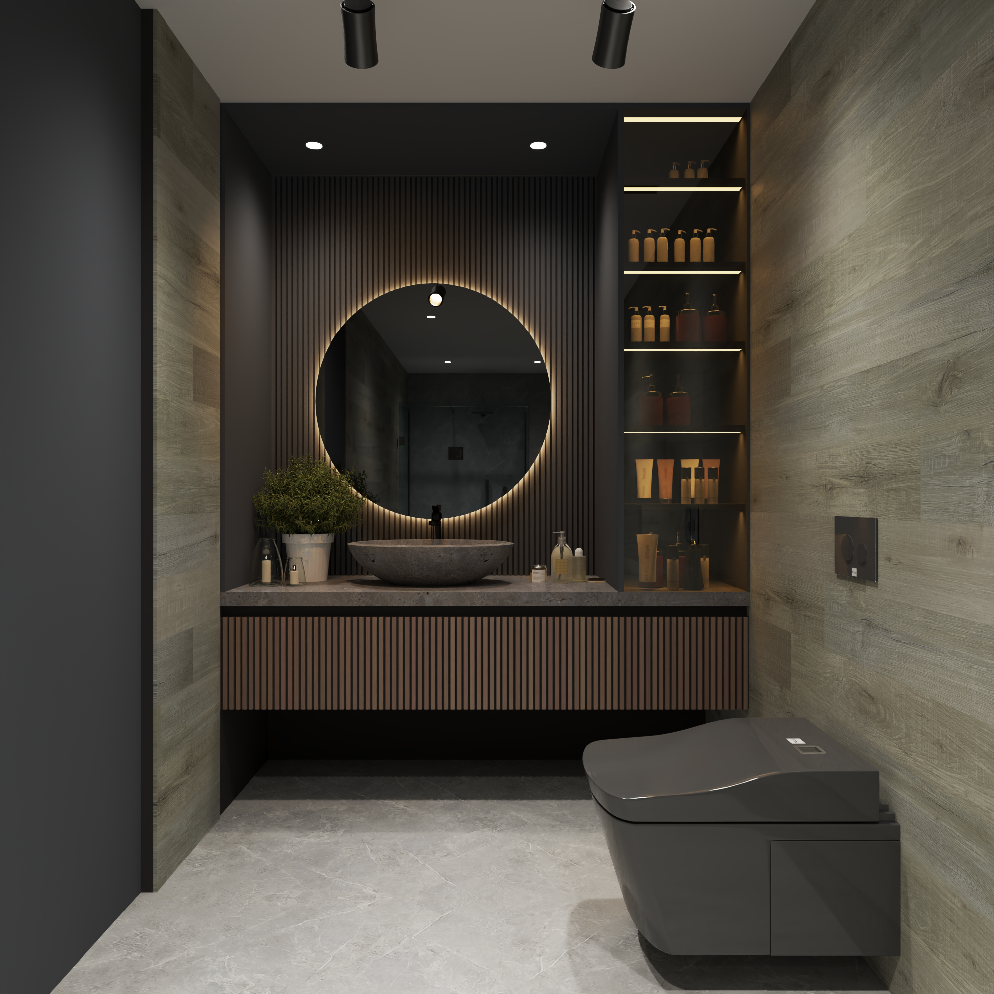 Peak Elevation Wood Interlock Wall Panel & Flooring 97" x 36"