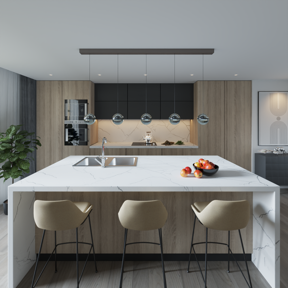 Everest Carrara Marble Wall Panel 96" X 48"