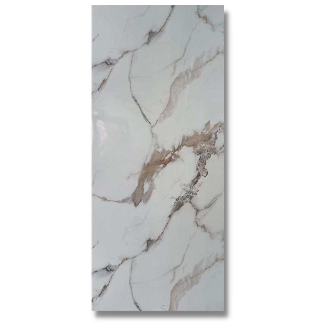 Full Sheet Emperor Carrara Marble Wall Panel 96" X 48" 4 Pack
