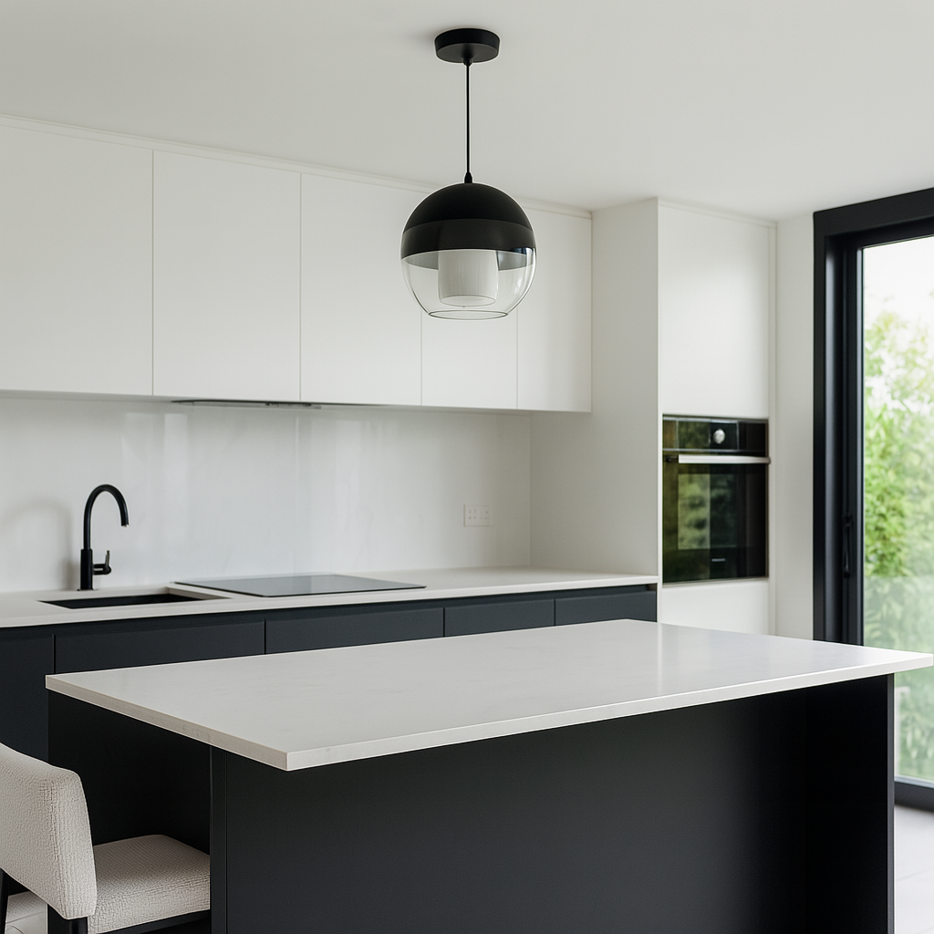 5 pcs Bundle Black Ball Pendant Light