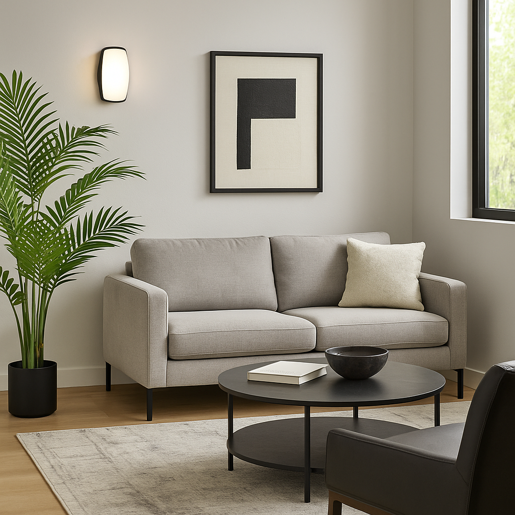 5 pcs Bundle Black LED Future Wall Light