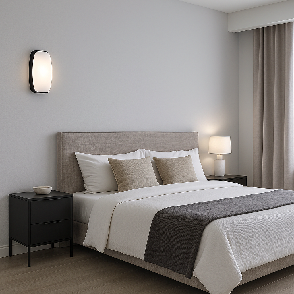 5 pcs Bundle Black LED Future Wall Light