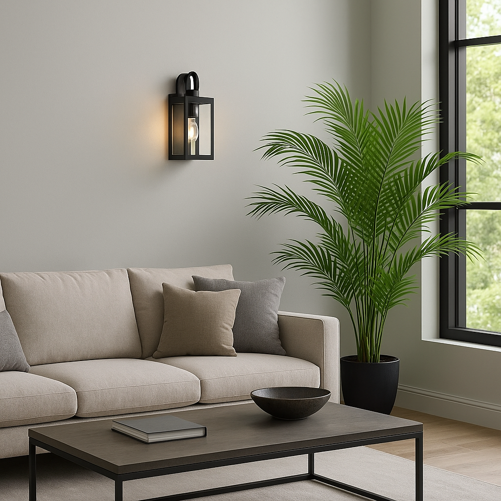 5 pcs Bundle Black Moderntique Indoor and Outdoor Wall Light