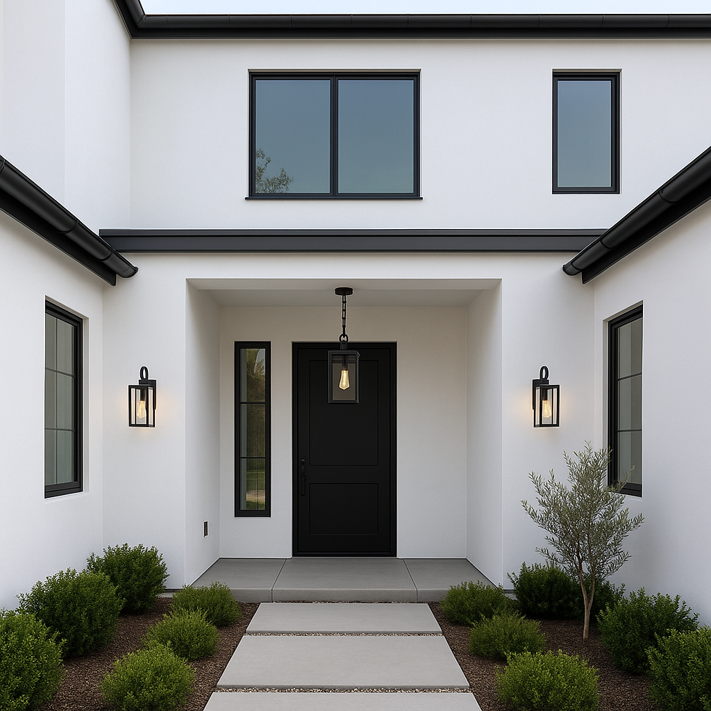 5 pcs Bundle Black Moderntique Indoor and Outdoor Pendant Light