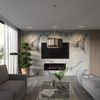Continental Carrara Marble Wall Panel 96
