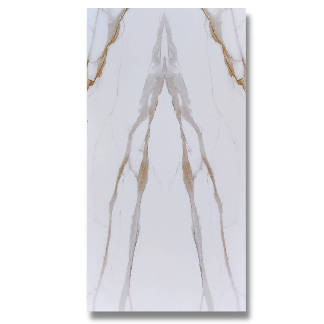 LaVella Carrara Marble Wall Panel 96" X 48"