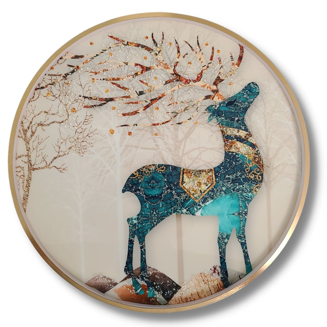 Reindeer's Nature Conjunction LED Wall Art