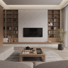 White Mist Marble Carrara Interlock Wall Panel & Flooring 96" x 48"