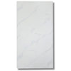 White Mist Marble Carrara Interlock Wall Panel & Flooring 96" x 48"
