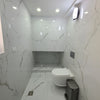 White Carrara Marble Wall Panels – 8ft x 4ft (Covers 32 sq ft per box)