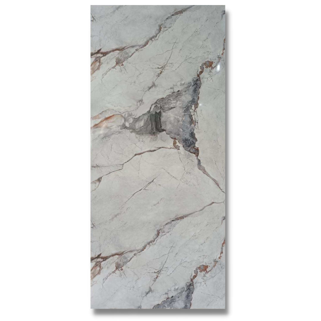 Continental Carrara Marble Wall Panel 96" X 48"