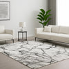 Calacatta Black/White Marble Rug