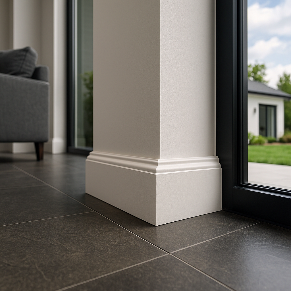 BOGO 2x1 Baseboard 94 in. Length x 4 in. Height x 1 inc. Thick Package of 10 PCS (20 pcs total)