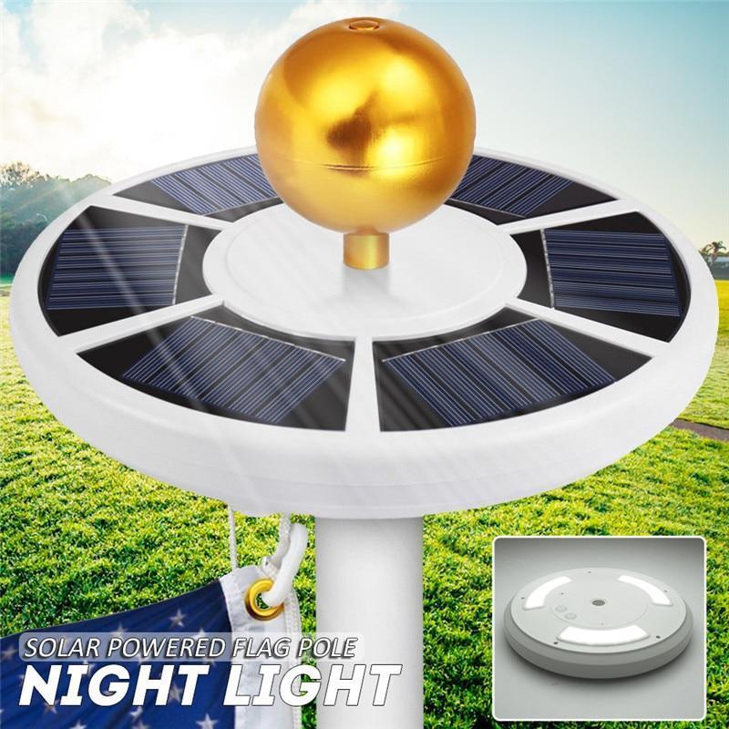 42 LED Outdoor Solar Power Flag Pole Lights