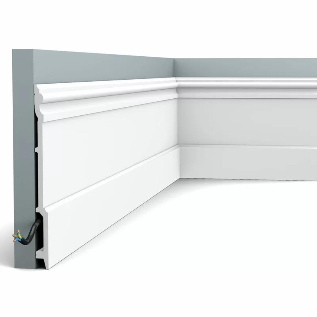 Baseboard 94 in. Length x 4 in. Height x 1 inc. Thick