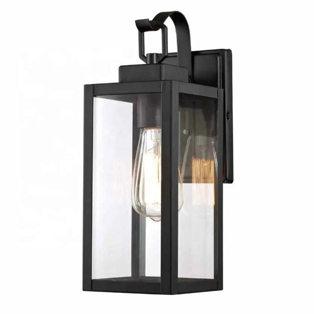 Black Moderntique Indoor and Outdoor Wall Light