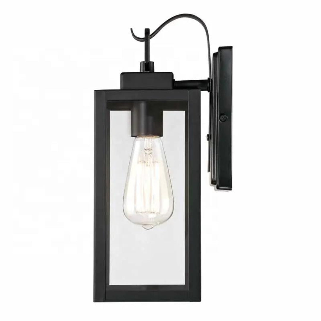 Black Moderntique Indoor and Outdoor Wall Light